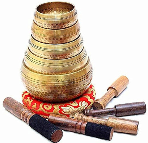 Tazón De Canto Tibetano De Nepal 0