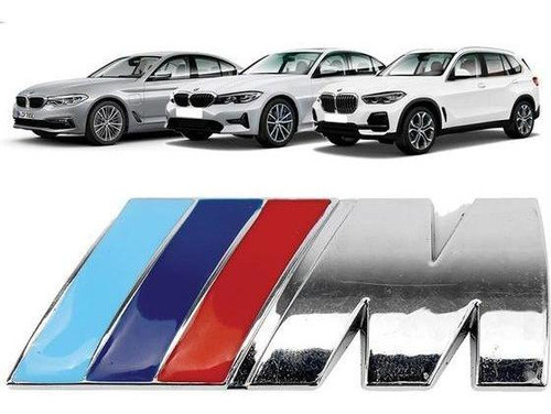 Emblema Insignia Serie M Para Bmw Cromada M1 M2 M3 M4 M5 0