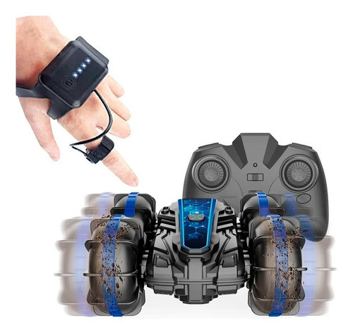 Smart Car Anfibio Auto Radio Control Sensor 360 Anda En Agua 0