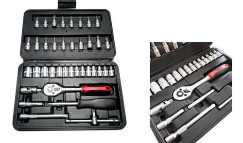 Juegos De Tubos Y Puntas 1/4 X 38pcs. Eurotech 0