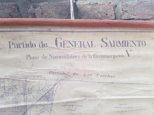 Plano Nomenclatura Circunscripcion V Partido Gral Sarmiento 0