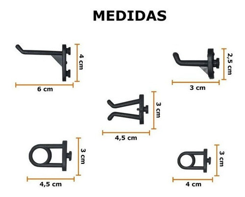 Ganchos Grampas Pitones Para Tableros Wo Plas/wokin 1