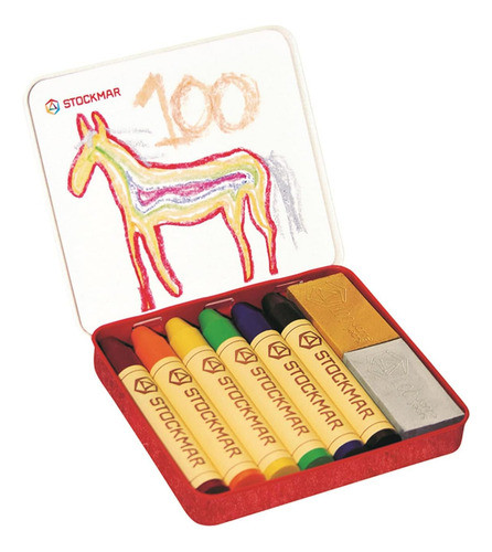 Crayones De Cera, Edicion Arcoiris De Aniversario Con 6 Lap 0