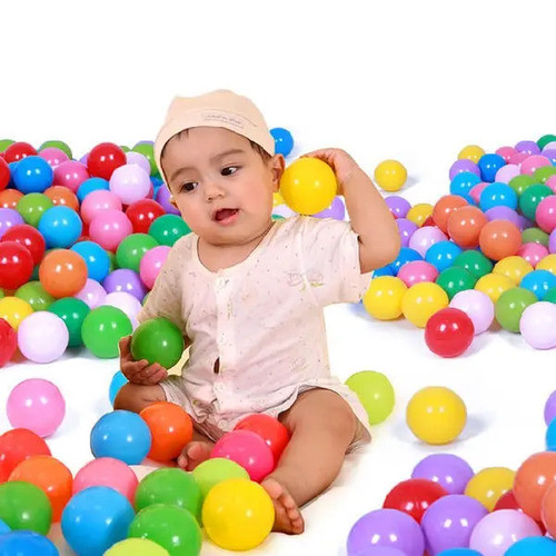100pcs 8 Cm Colorido Bola Suave Plástico Océano Bebé Niño Ju 1
