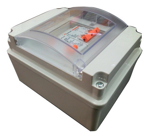 Kit Tablero Exterior Intemperie Termica Disy Roker P/ Pilar 1