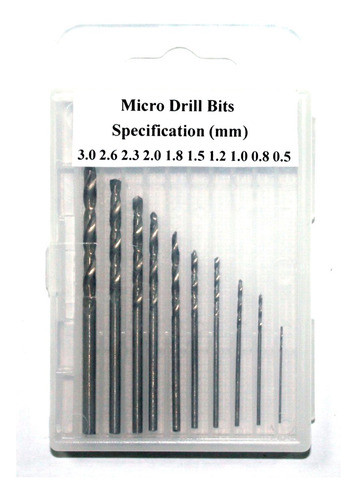 Mini Perforador Manual Y Micro Mechas De 0,5mm A 3mm 1
