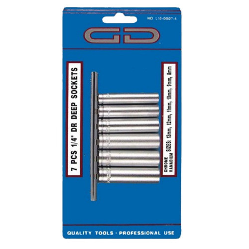 Tubos Hexagonales Largos 1/4'' (8-13mm) Gd Tools Pro-shop 0