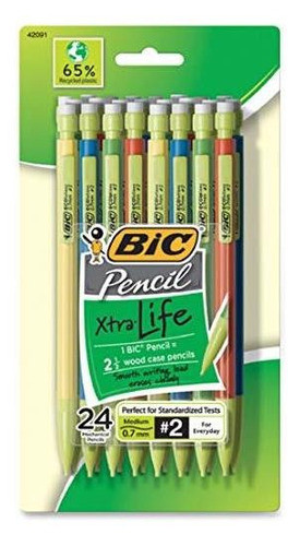 Portaminas 0.7mm Bic Ecolutions Xtra Life Medium Point X48 0