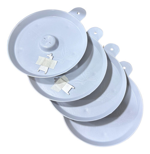 Plato Porta Espiral Mosquitos Plástico Excelente X 4 Uni 0