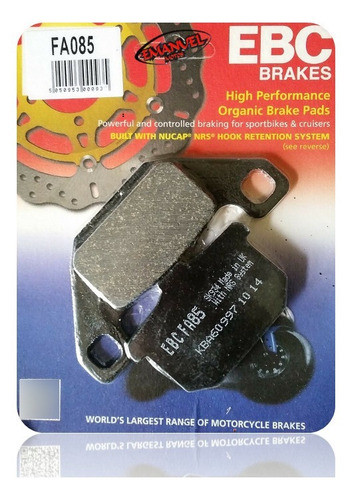 Pastillas Freno Ebc Kawasaki Zg 1000 A9-a18 Gtr 94-03 0