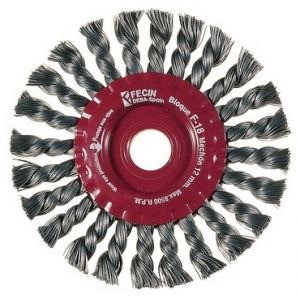 Cepillo Circular Trenzado 175mm X 16mm M12mm Fecin 181501ek 0