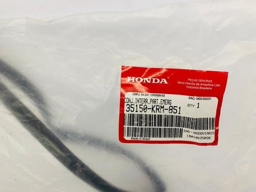 Comando De Arranque Honda Cg 150 Titan Original Genamax 1