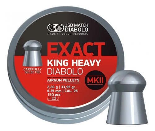 Chumbos Jsb - Exact King Heavy Cal. 6.35mm 150uds 0