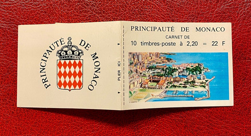 Monaco - Carnet De 10 Timbres Postales O034 1