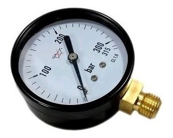 Manometro Presion 315bar Metalico Ø 50mm 0