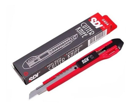 Cutter Cortante Trincheta Sdi 0404 Chico 9mm + 2 Filos 1
