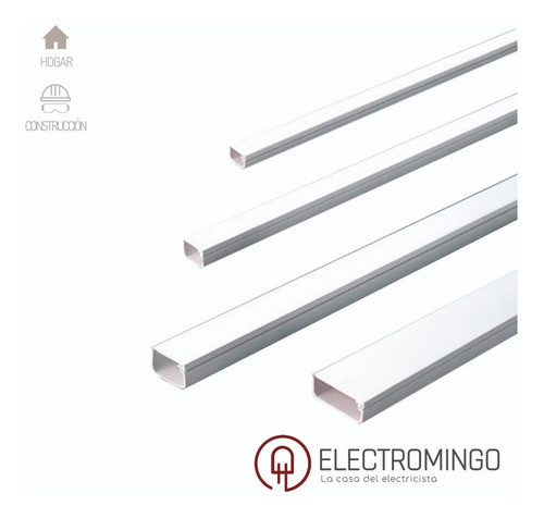 Cablecanal Pvc 27x30 Tira De 2 Metros Asanno Pack X 5 Tiras 1