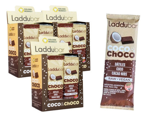 3 Cajas X 36 Barritas Laddubar Chocococo 30 G 0