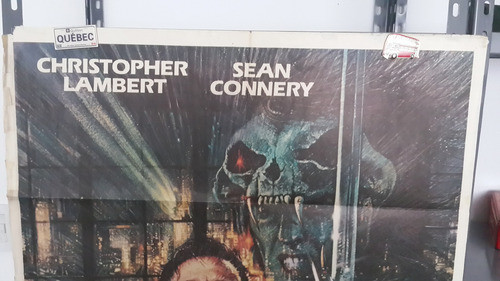 Afiche Cine Película Highlander Ultimo Inmortal Sean Connery 1