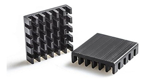 Kit De Disipador Termico De Aluminio Akk 10pcs Negro Para A 0