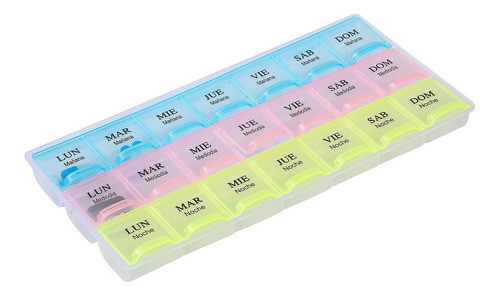 Organizador Pastillero Semanal X 3 Veces Al Día - Tcs 1