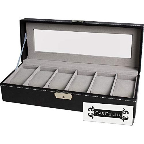 Cas De` Lux Caja Organizadora Exhibidora Para Relojes Juego 0