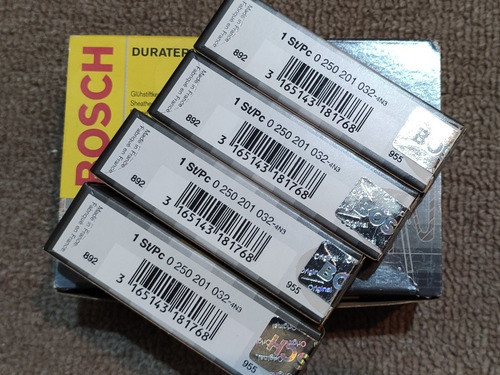 Kit 4 Bujías Incandesc Bosch Vw Gol - Saveiro - Caddy 1.9d 1