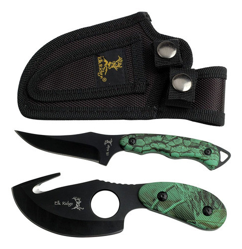 Cuchillo De Caza, Acero Inoxidable/hoja Fija/2 Piezas 0