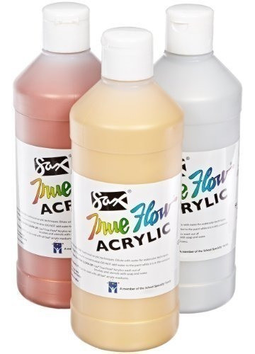 Sax Verdadero Flujo  Pintura Acrilica  1 Pinta  Conjunto De 0