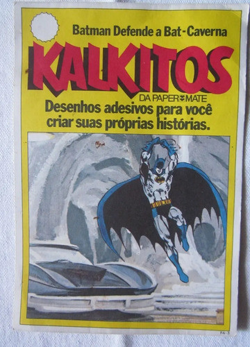 Antiguo Album De Calcomania De Batman Brasil 1979 0