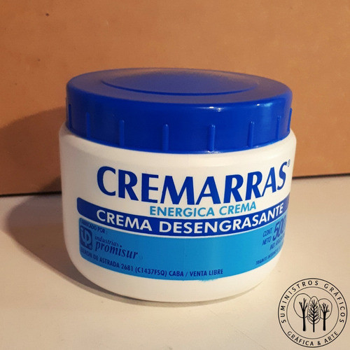 Crema Pasta Limpiamanos Cremarras En Pote X500grs. Zona Sur 1
