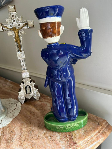 Antigua Botella Licorera De Casa Scasany Porcelana Mayolica 1