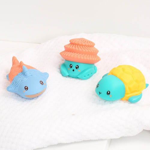 Juguete Baño Bebe Bañera Rociador Animales Marinos Ludi Ax® 1