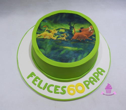 Mesa Dulce Hakuna Matata Simon Pumba Torta Cupcake Macarons 1