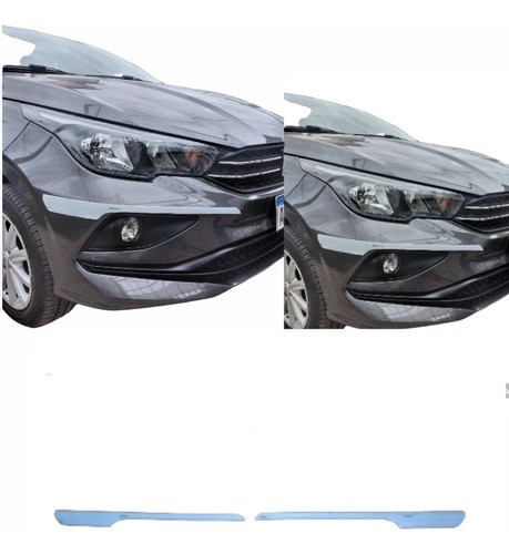 Fiat Cronos Accesorios Defensa Delantera Reflectivas X2 2021 0