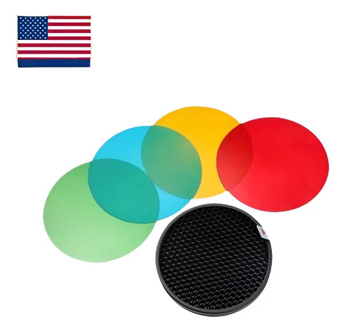 Godox Ad-s11 Color Filtro Panal Rejilla Cubierta De Gel Pack 0