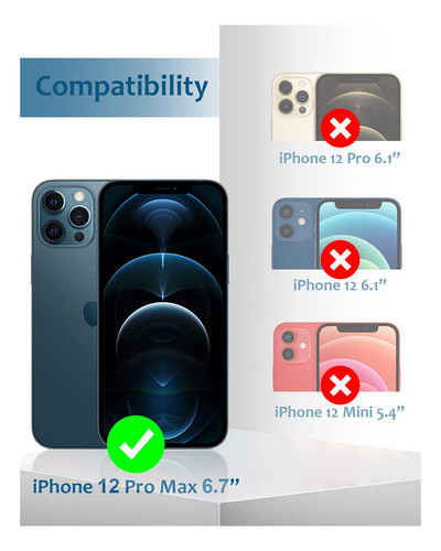 Tamoria - Protector De Lente De Cmara Para iPhone 12 Pro Max 1