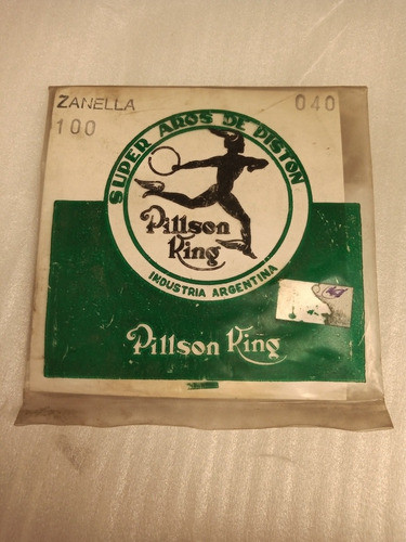 Juego De Aros Zanella 100 2t En 040 Pillson King 1