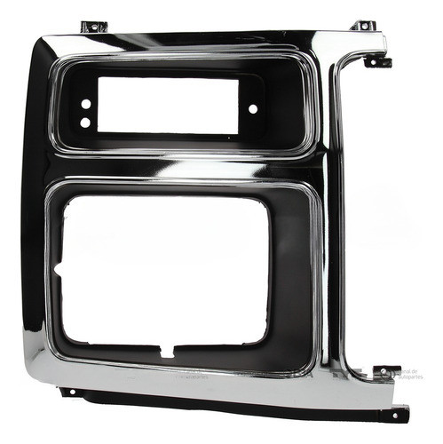 Aro Cromado De Faro Para Ford F-100 F150 1982 85 86 1987 Der 0