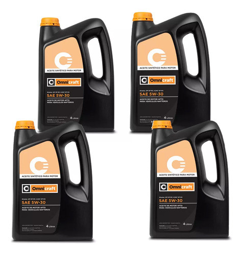 Kit Aceite Sintetico 5w30 4l Motorc Elaion X4 0