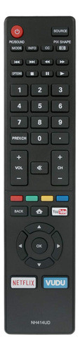 Mando A Distancia De Repuesto Para Sanyo Smart Led Lcd Tv Hd 1