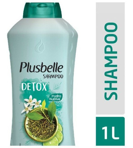 Pack X 6 Unid. Shampoo  P N Detox 1 Lt Plusbelle Shamp-cr-a 1