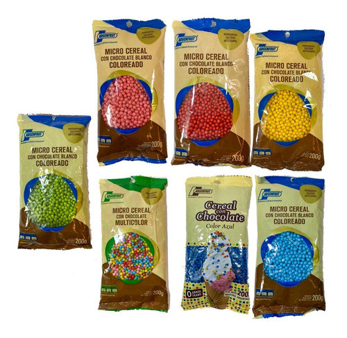 Micro Cereal Bañado En Chocolate Color 200g Cotillon Sergio 0