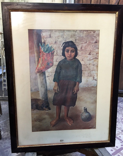 Cuadro Lámina Niña - La Casa De Honduras (1250) 0