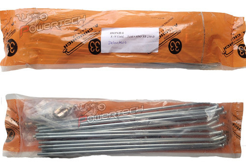 Juego Rayos Rueda Delantera 33 Honda Xr 250 Tornado X 36 Pcs 1
