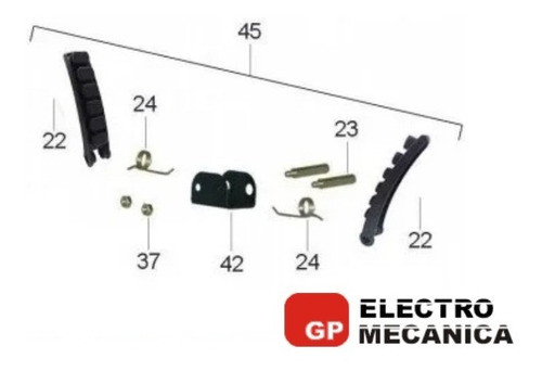 Kit Regulador De Altura Completo 6 Posiciones Dibra Original 1