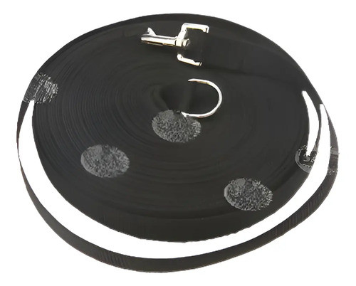2 Cm X 15 M Negro Perro Mascota Entrenamiento Obediencia Seg 0