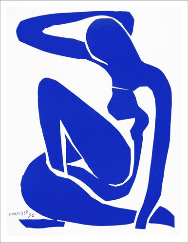 Lamina Fine Art Desnudo Azul Henri Matisse 25x35 Cm Myc Arte 0