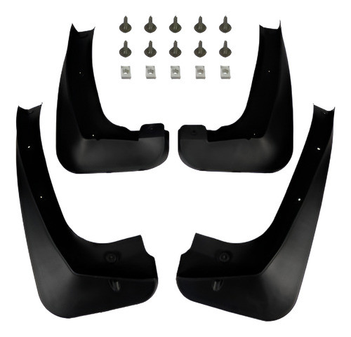 Conjunto De 4 Frontal Y Trasero Mud Flaps Splash De Protecto 0