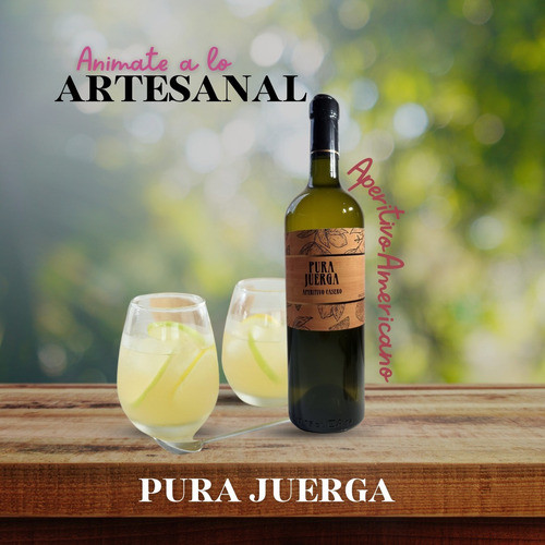 Botella Aperitivo Americano (gancia) 750ml Artesanal 1